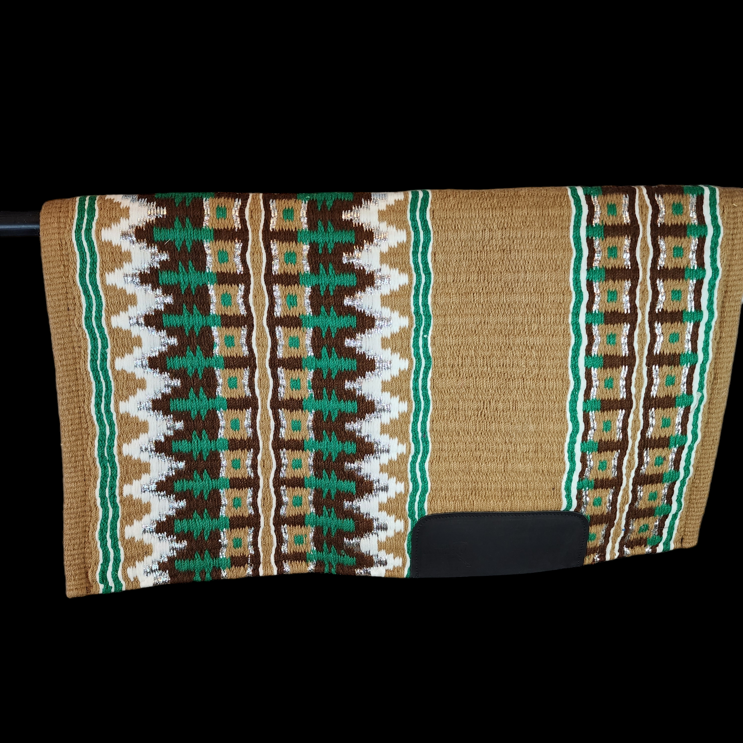 CUSTOM ORDER Gold & green stretch satin day shirt