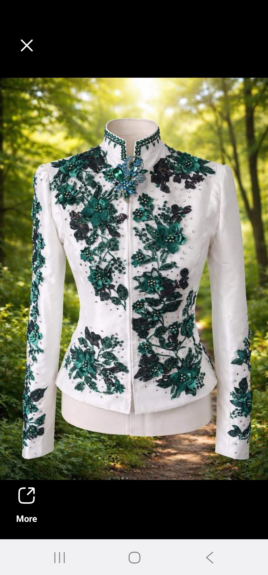 CUSTOM ORDER Jacket with Applique