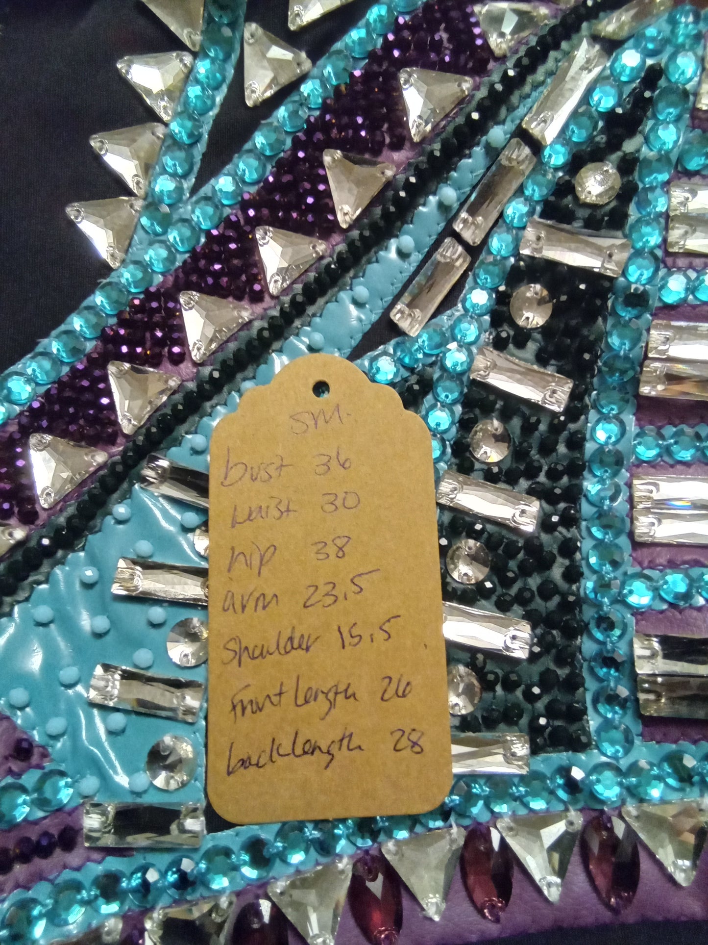 CUSTOM Black Teal & Purple top & pad