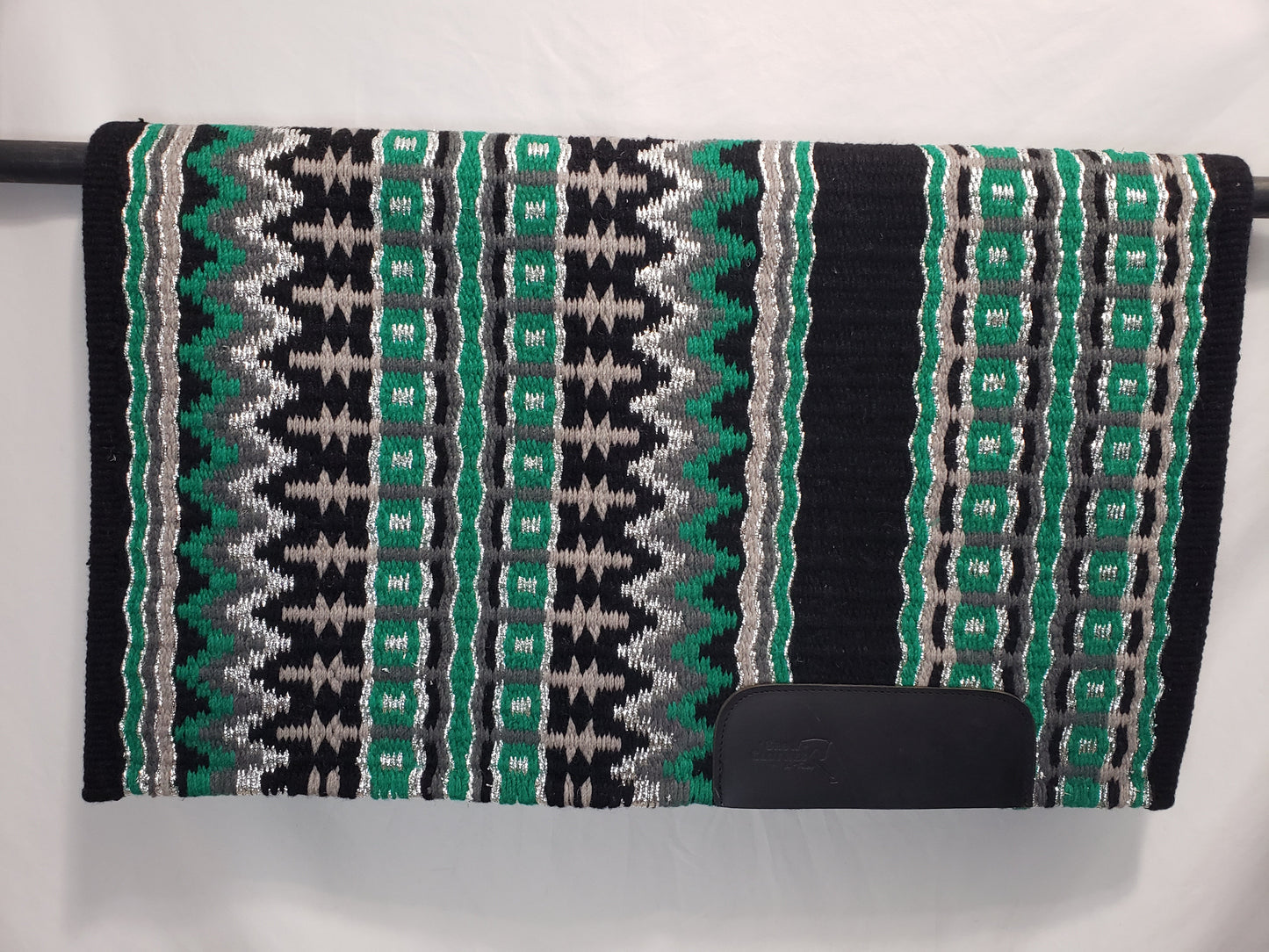 CUSTOM Black base emerald green top & pad set