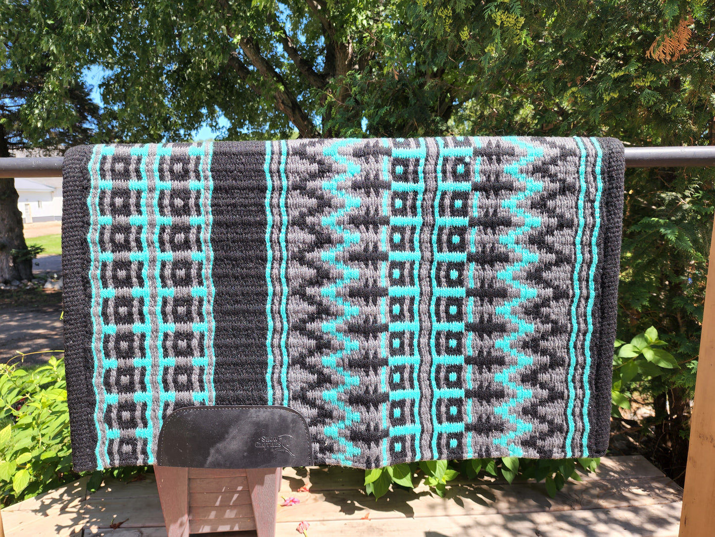 CUSTOM Teal Vest shirt & Pad set