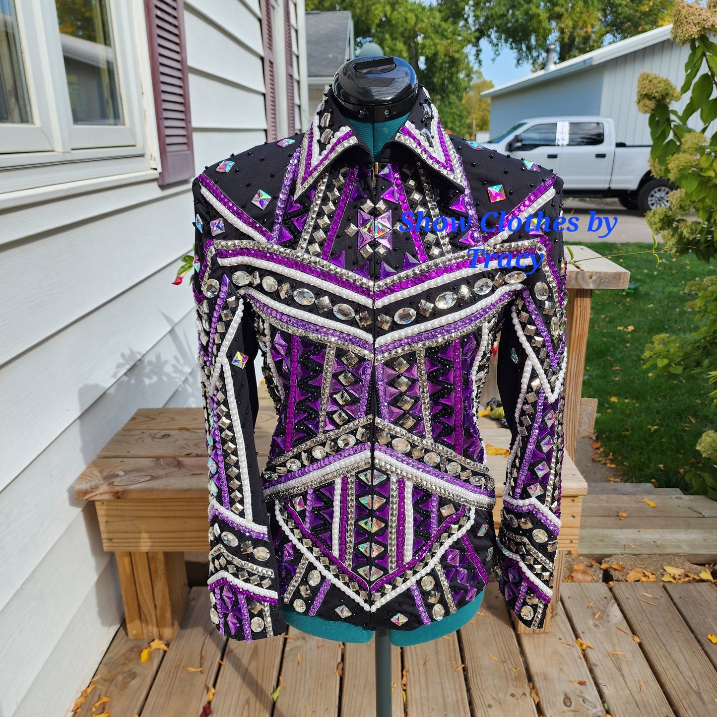 CUSTOM Purple Showmanship Jacket