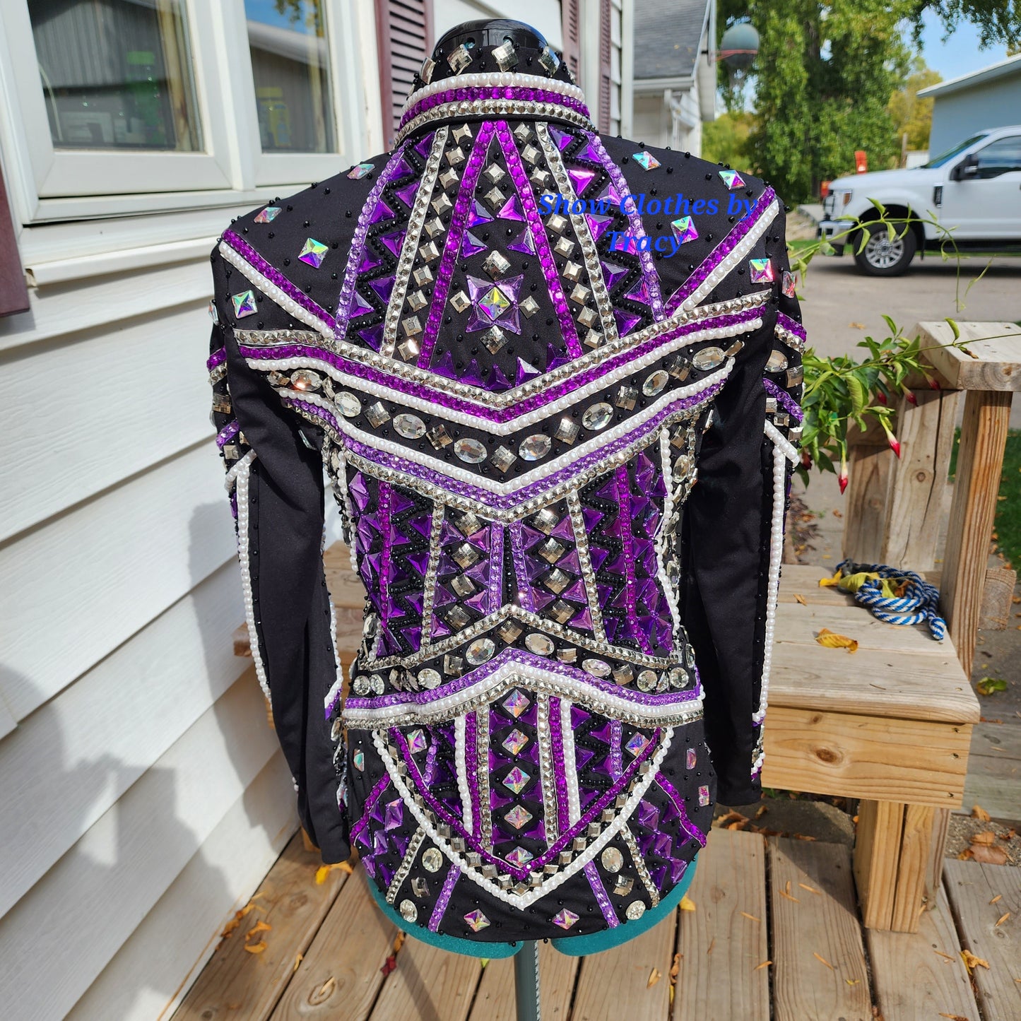 CUSTOM Purple Showmanship Jacket