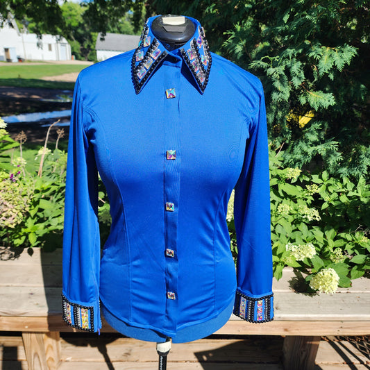 D XXL Blue lycra day shirt