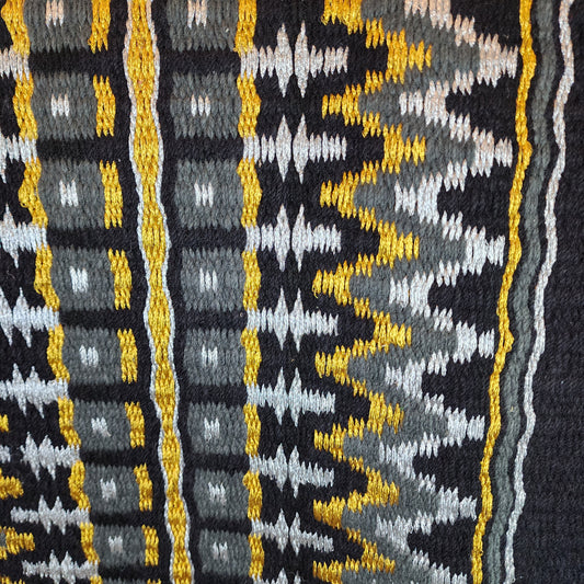 34x42 Black, gold, silver, & grey oversize pad