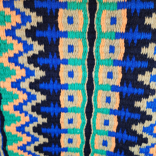 34x42 Black, green, orange, dark blue, tan oversize pad