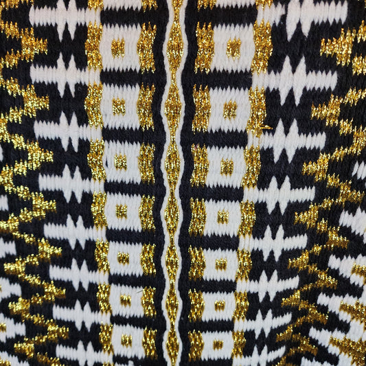 34x42 Black, gold, white oversize pad