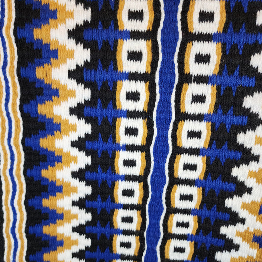 34x42 Blue, goldenrod, black, white oversize pad