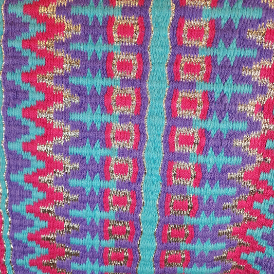 34x42 Lavender, turquoise, pink, silver oversize pad