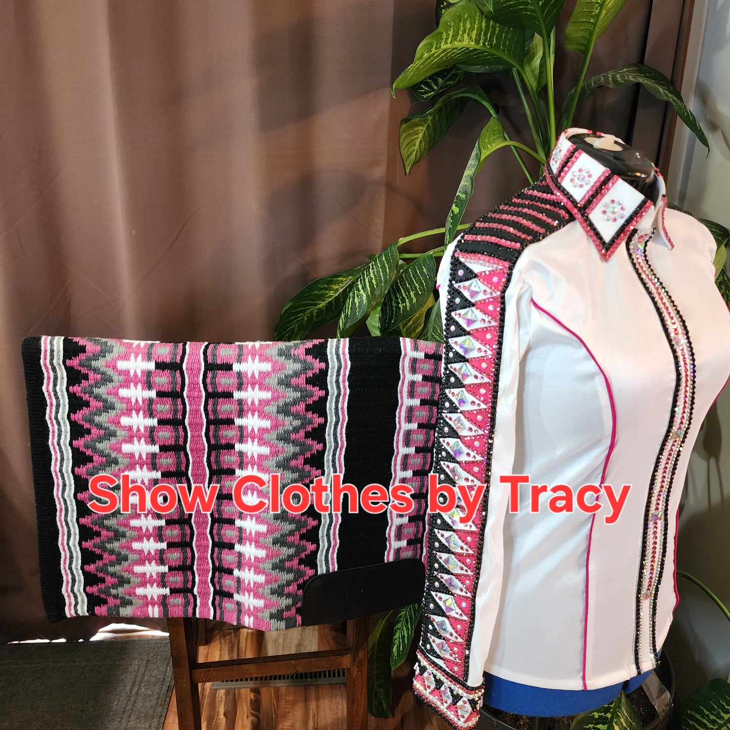 Medium White stretch taffeta day shirt