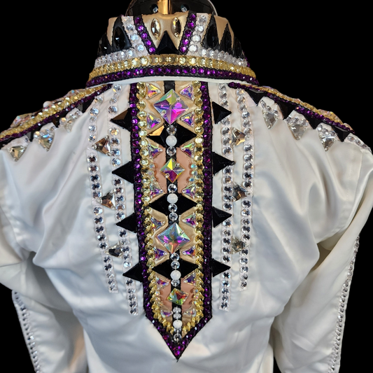 CUSTOM ORDER white taffeta day shirt