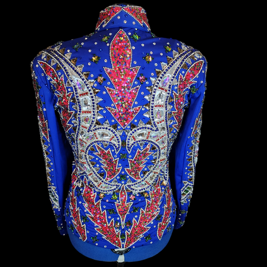 A Small Blue Kaleidoscope jacket