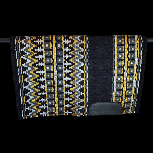 34x42 Black, gold, silver, & grey oversize pad