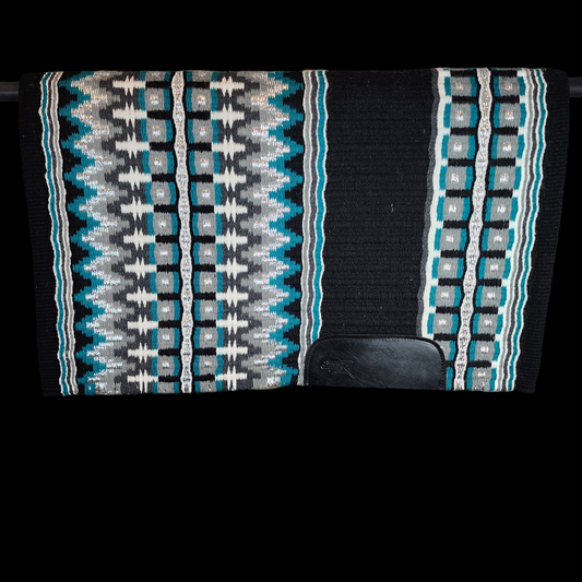 34x42 Teal, black, grey, charcoal, silver oversize pad