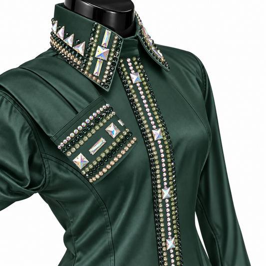 CUSTOM ORDER Green lycra day shirt