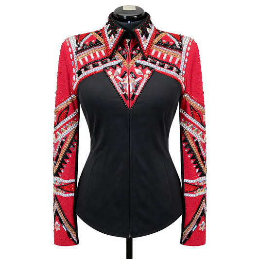 2X/3X Black stretch base jacket