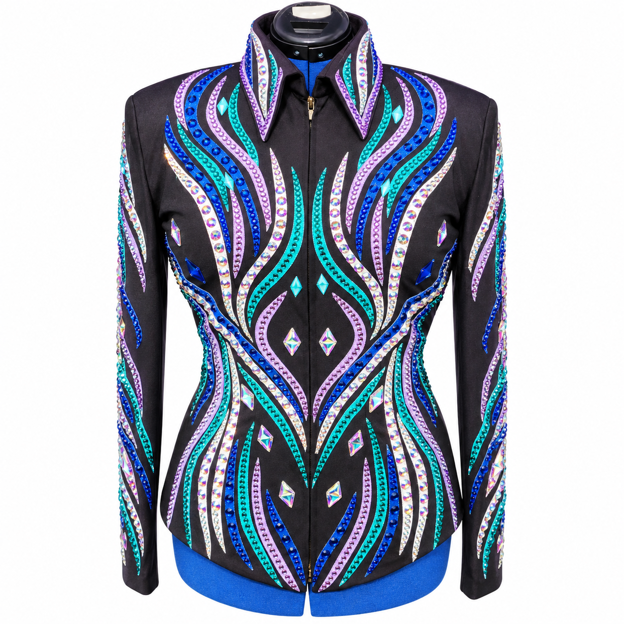 Large Black stretch showmanship jacket