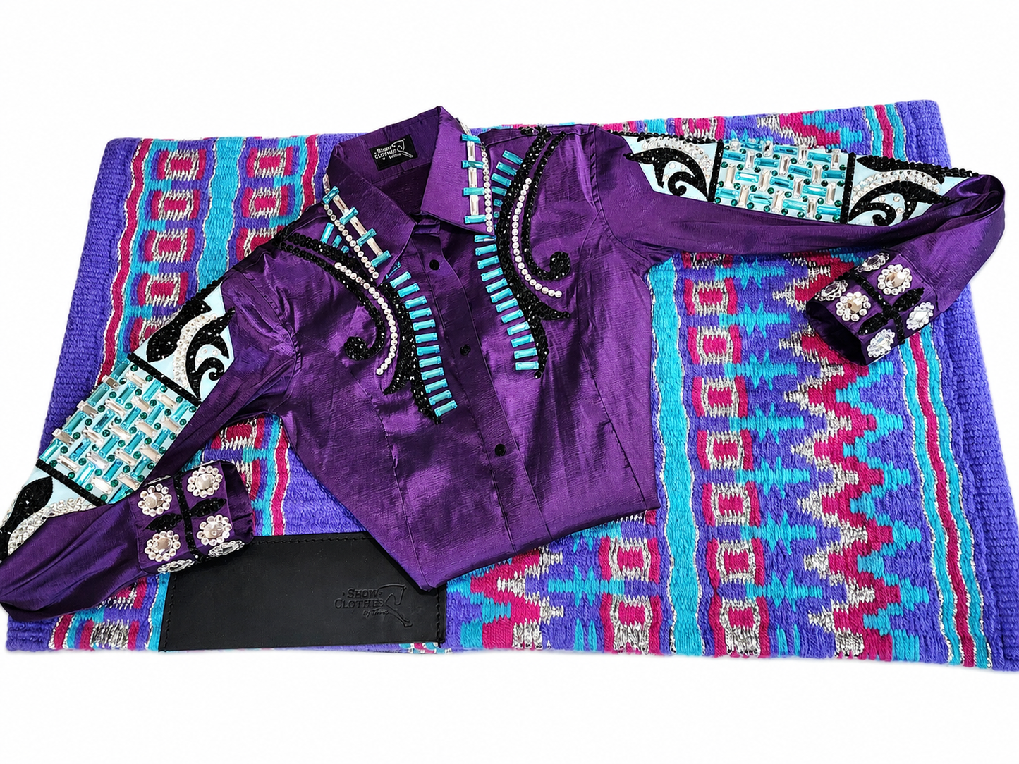 XS Purple taffeta day shirt