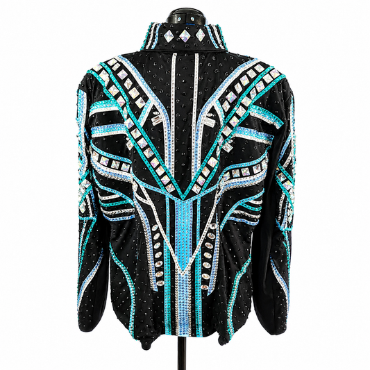 Plus Size Black Showmanship Jacket