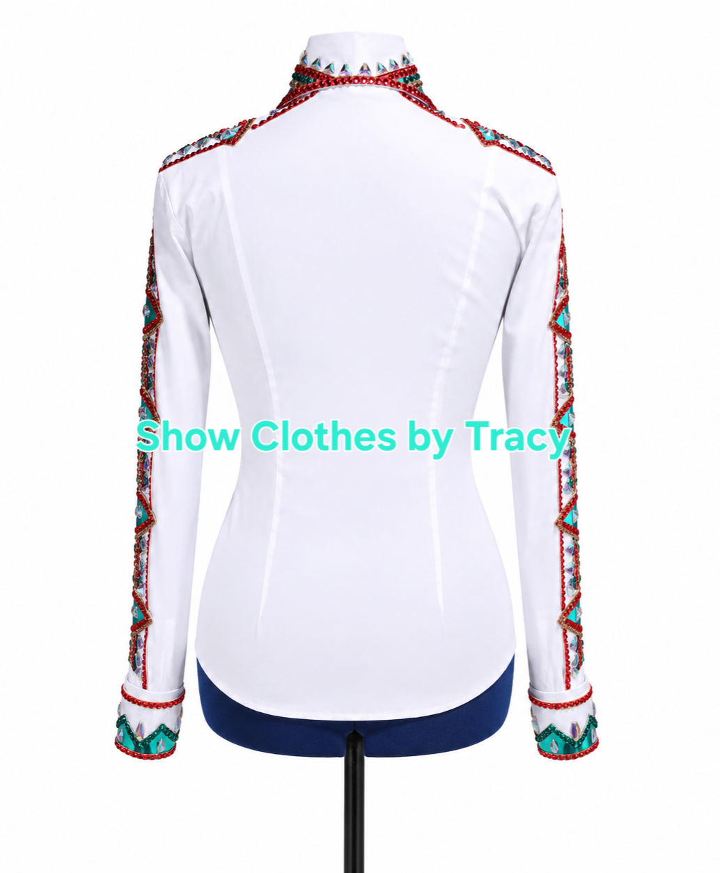 CUSTOM ORDER White, Coral, Peach & Teal day shirt