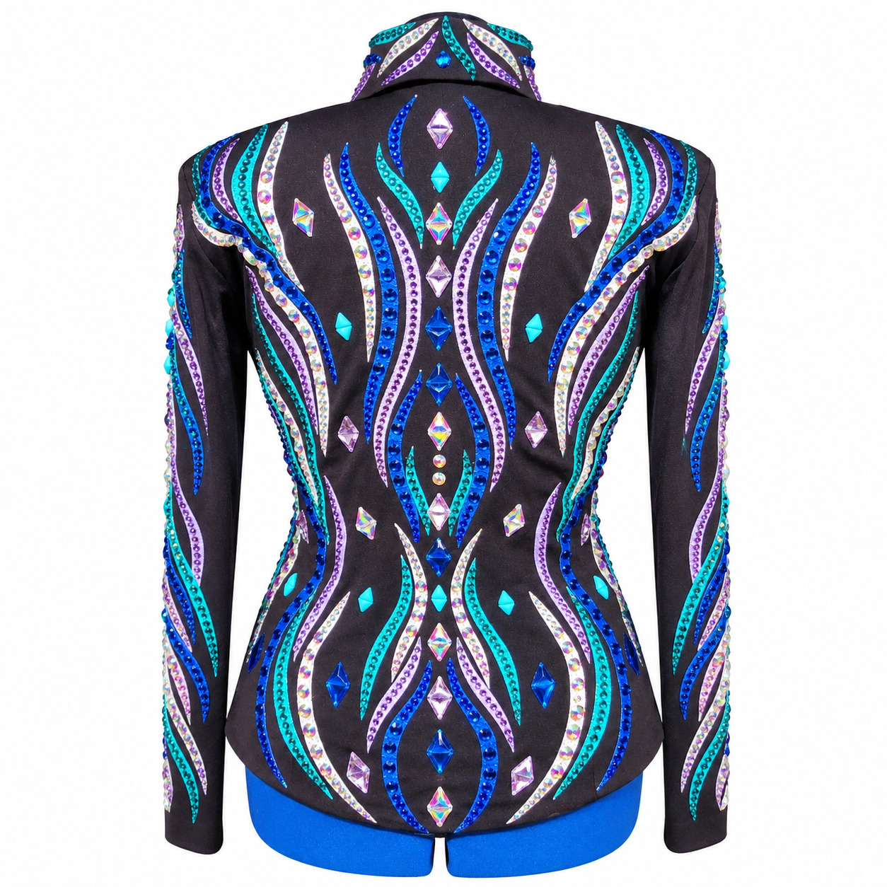Large Black stretch showmanship jacket