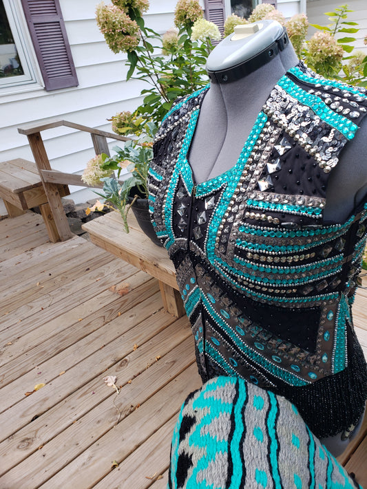 CUSTOM Green Goddess Vest, Shirt & Pad