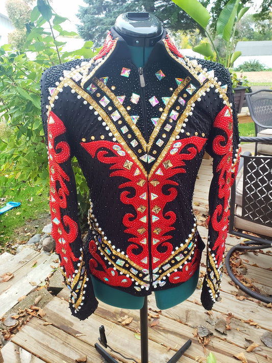 CUSTOM Red Hot Showmanship Jacket