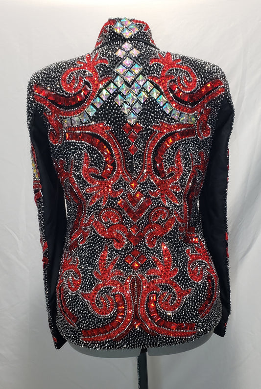 CUSTOM Red & Black Jacket & Pad set