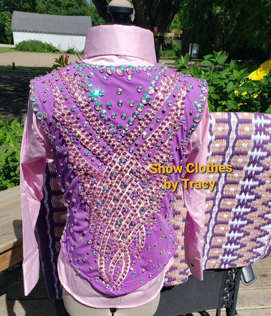 CUSTOM Youth Rapunzel Vest shirt & pad set