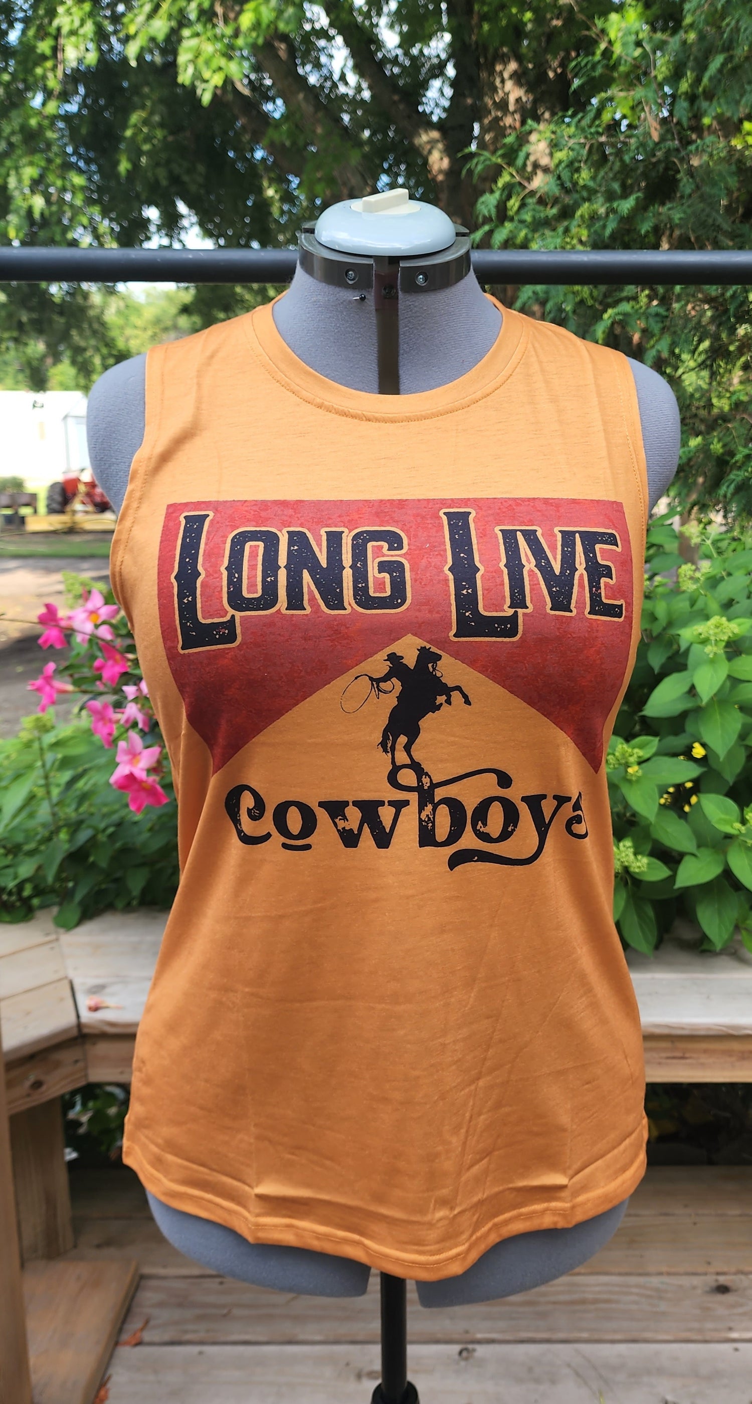 Long Live Cowboys Tank Top – Show Clothes by Tracy