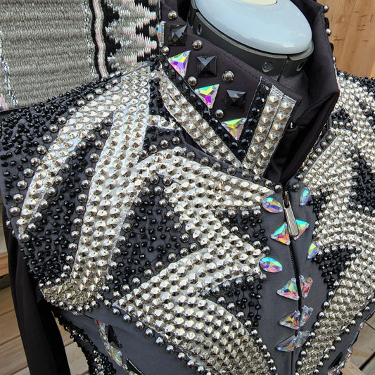 CUSTOM Grey Vest, shirt & pad set